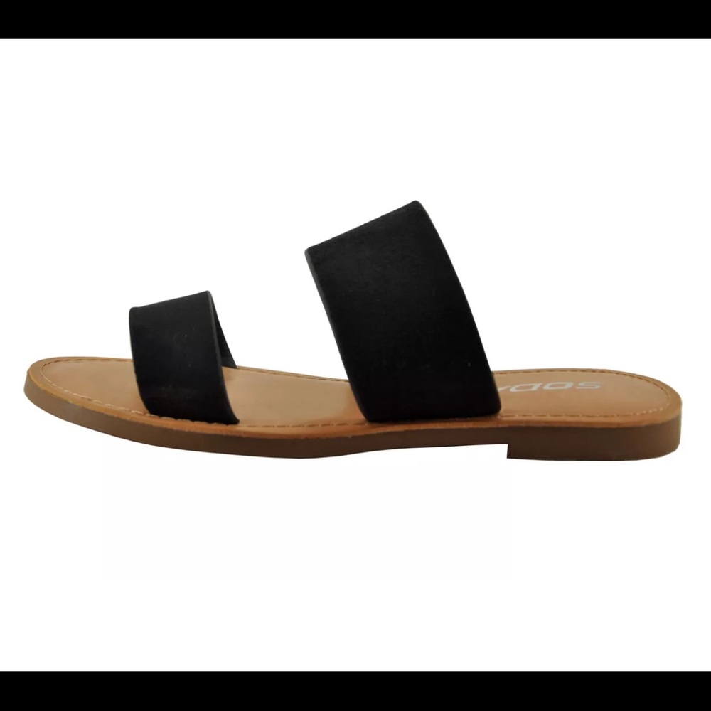 Soda Allie-S Women's Open Toe Double Strap Sandals